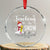 Xmas Teacher Crystal Glass Ornament Teaching Is Snow Much Fun TS09 Transparent Glass 3'' Circle Print Your Wear