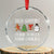 Xmas Tech Support Crystal Glass Ornament Here To Delete Cookies IT Xmas TS10 Transparent Glass 3'' Circle Print Your Wear