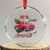 Xmas Trump Crystal Glass Ornament Get In Loser We Are Taking America Back with Santa TS02 Transparent Glass 3'' Circle Print Your Wear