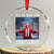 Xmas Trump Crystal Glass Ornament I'll Be Home For Christmas TS09 Print Your Wear