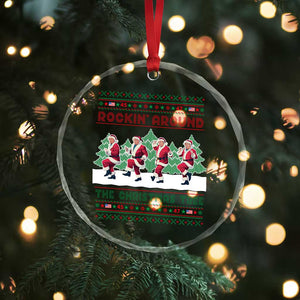 Xmas Trump Dance Crystal Glass Ornament Rocking Around The Christmas Tree US President Dancing TS02 Print Your Wear