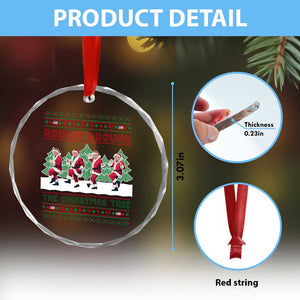 Xmas Trump Dance Crystal Glass Ornament Rocking Around The Christmas Tree US President Dancing TS02 Print Your Wear