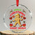 Xmas Trump Gingerbread Crystal Glass Ornament Make Xmas Great Again Funny Cookies TS02 Transparent Glass 3'' Circle Print Your Wear