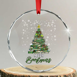 Xmsa Reading Lover Crystal Glass Ornament Read More Books Funny Christmas Teacher Student Book Lovers - Print Your Wear