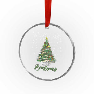 Xmsa Reading Lover Crystal Glass Ornament Read More Books Funny Christmas Teacher Student Book Lovers - Print Your Wear