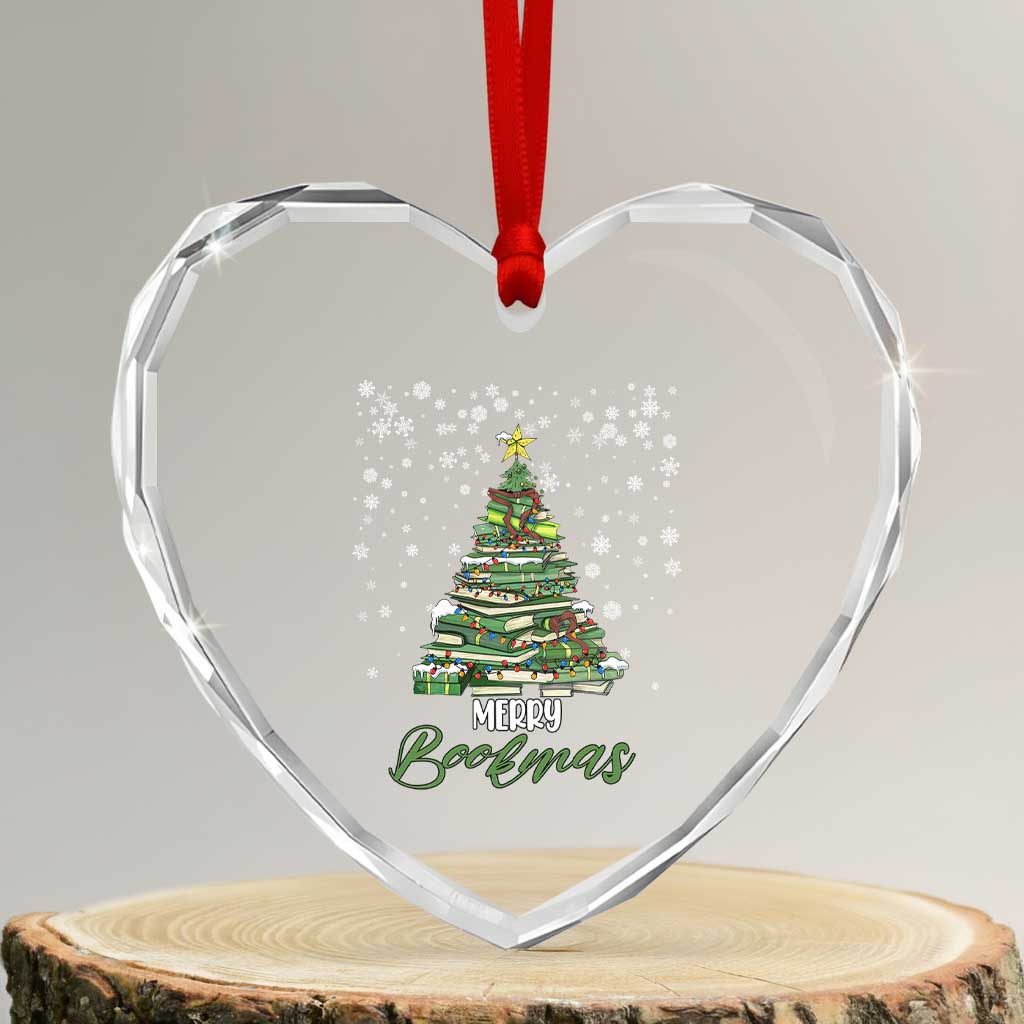 Xmsa Reading Lover Heart Crystal Glass Ornament Read More Books Funny Christmas Teacher Student Book Lovers TS02 Transparent Glass 3'' Heart Print Your Wear
