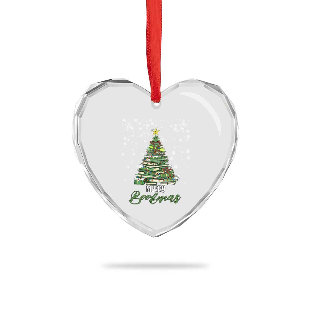Xmsa Reading Lover Heart Crystal Glass Ornament Read More Books Funny Christmas Teacher Student Book Lovers TS02 Print Your Wear