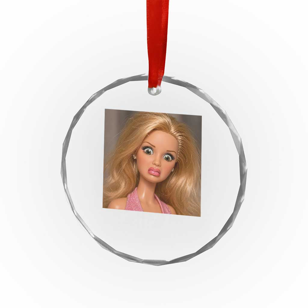 Y'all Need Jesus Crystal Glass Ornament Funny Girls Meme Saying Christian Humor TS14 Print Your Wear