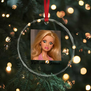 Ya'll Need Jesus Disgusted Face Christian Funny Crystal Glass Ornament TS14 Print Your Wear