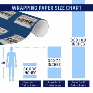 Year of The Horse 2026 Wrapping Paper Roll Gallop Of The 8 Horses Lunar New Year TS11 Print Your Wear