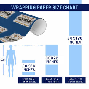 Year of The Horse 2026 Wrapping Paper Roll Happy New Year Gallop Of The 8 Horses TS11 Print Your Wear
