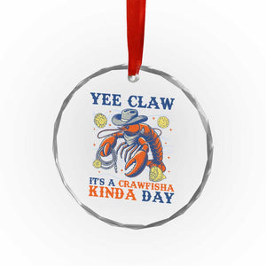 Yee Claw Lobster Crystal Glass Ornament It's a Crawfish Kinda Day Summer Beach Vaction Gift TS14 Print Your Wear