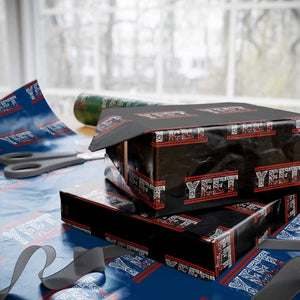 Yeet Funny Wrestling Slang Quote Tribal Art Blood Splatter Wrapping Paper Roll TS11 Black Print Your Wear