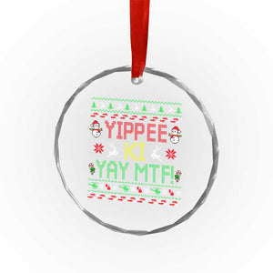 Yippee Ki Yay Crystal Glass Ornament 80's Movie Xmas Gift Ugly Christmas TS10 Print Your Wear