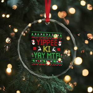 Yippee Ki Yay Crystal Glass Ornament 80's Movie Xmas Gift Ugly Christmas TS10 Print Your Wear