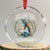 Yule Crystal Glass Ornament Merry Winter Solstice And Happy Yule Marzanna Xmas TS11 Transparent Glass 3'' Circle Print Your Wear