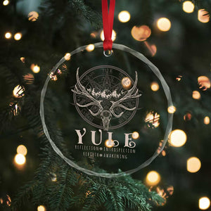 Yule Pagan Crystal Glass Ornament Reflection Instrospection Rebirth Awakening TS11 Print Your Wear