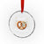 Zack Aufgebrezelt Oktoberfest Crystal Glass Ornament Dress Up Funny Pretzel Edelweiss Bavarian Festival TS02 Transparent Glass 3'' Circle Print Your Wear
