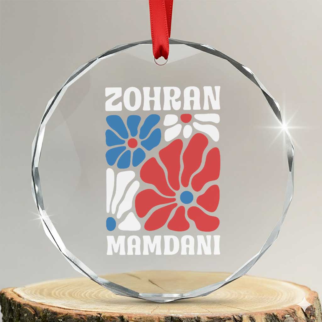Zohran Madamni We The People Crystal Glass Ornament New York City TS02 Transparent Glass 3'' Circle Print Your Wear