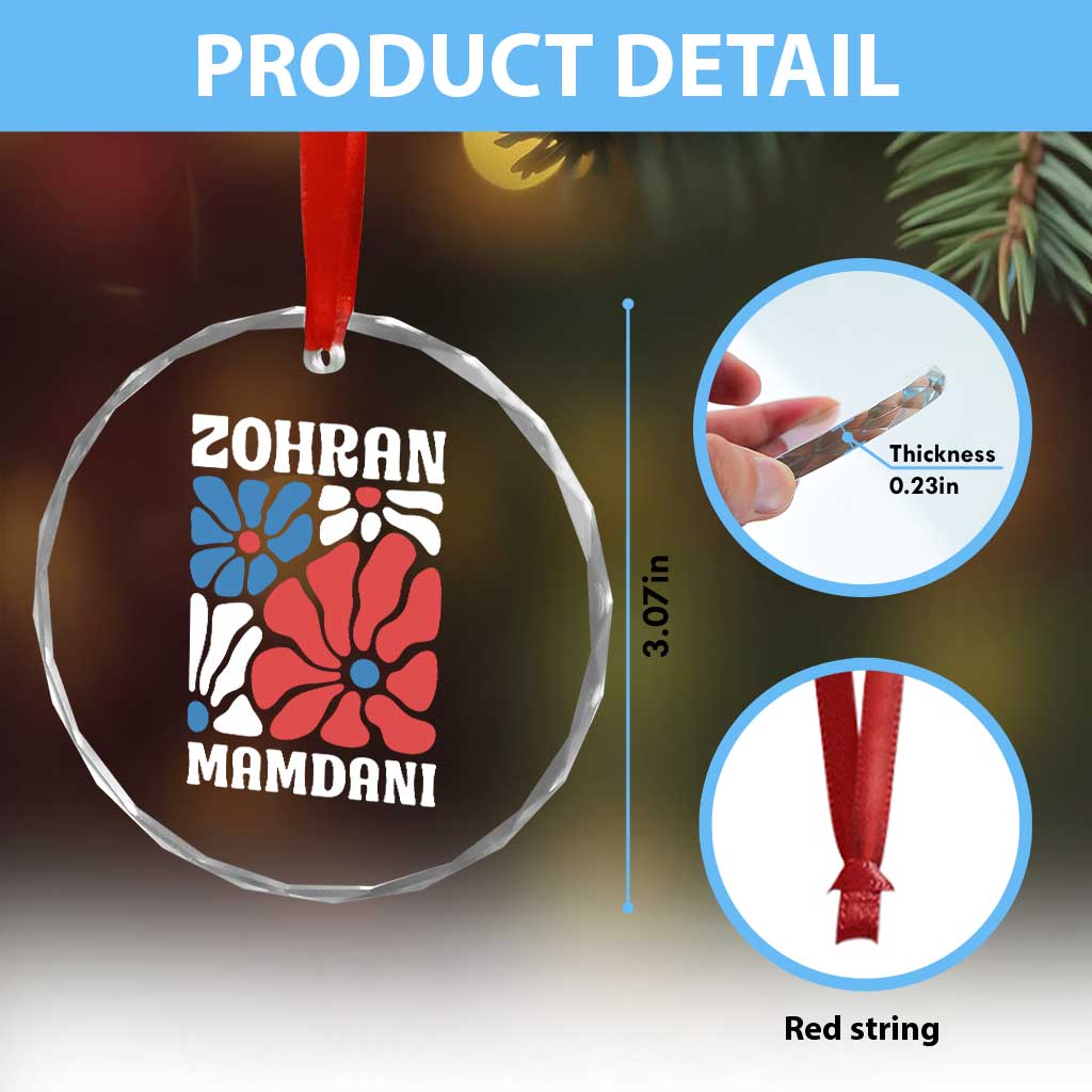 Zohran Madamni We The People Crystal Glass Ornament New York City TS02 Print Your Wear