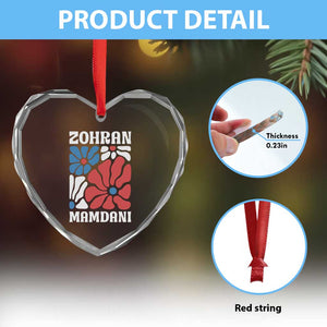 Zohran Madamni We The People Heart Crystal Glass Ornament New York City TS02 Print Your Wear