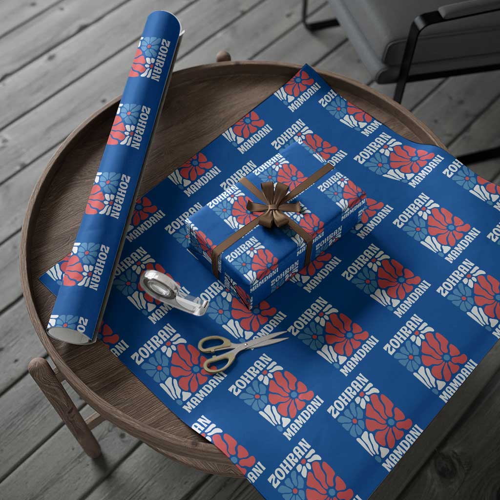 Zohran Madamni We The People Wrapping Paper Roll New York City TS02 Blue Print Your Wear