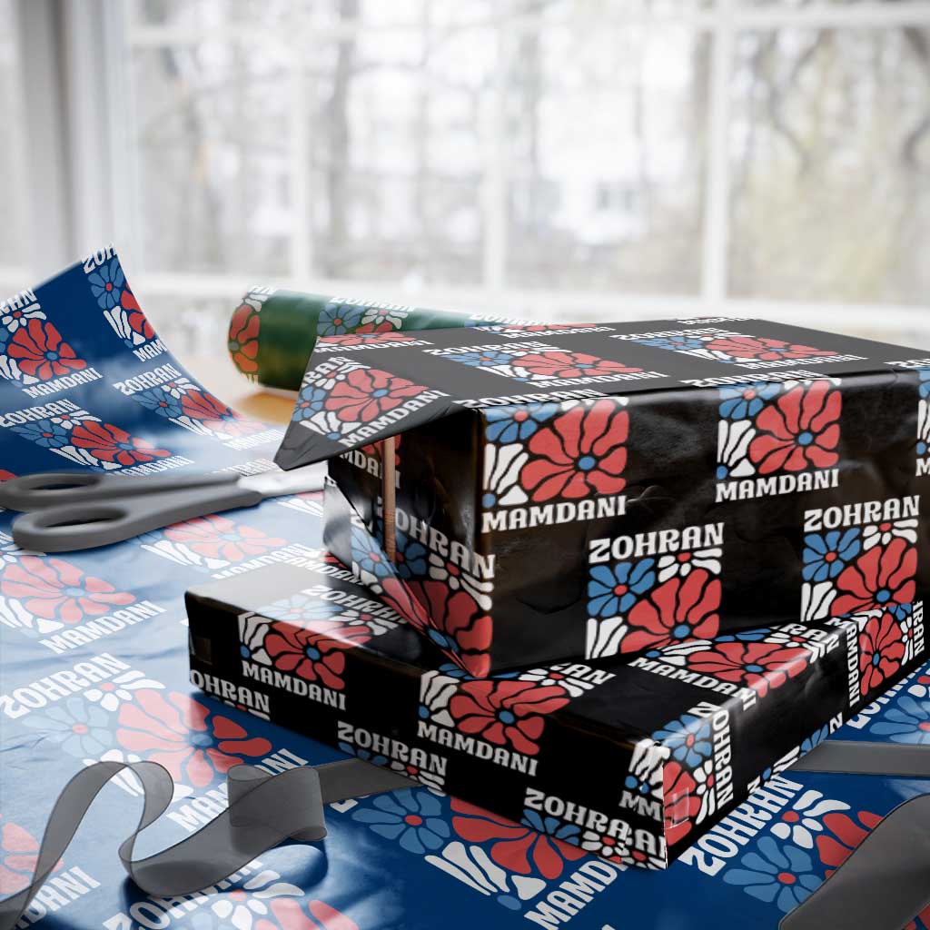Zohran Madamni We The People Wrapping Paper Roll New York City TS02 Black Print Your Wear