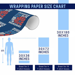 Zohran Madamni We The People Wrapping Paper Roll New York City TS02 Print Your Wear