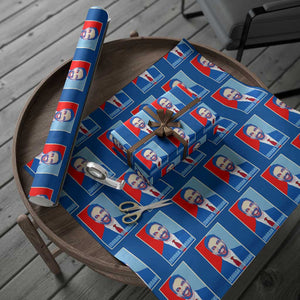 Zohran Madamni Wrapping Paper Roll for New York Mayor TS02 Blue Print Your Wear