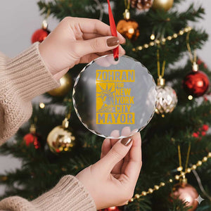 Zohran Mamdani NYC Mayor Crystal Glass Ornament Funny Cool Trendy Progressive TS14 Print Your Wear
